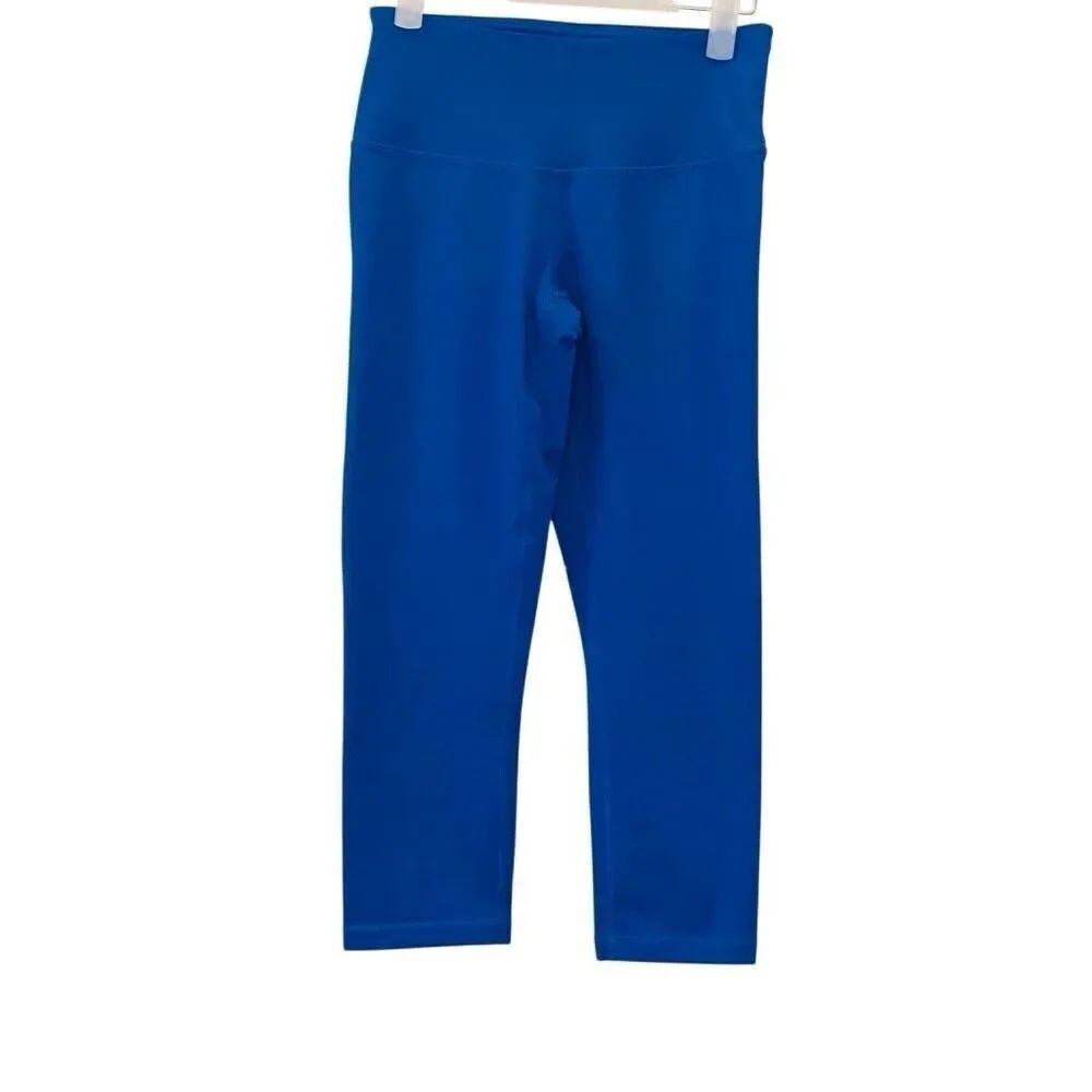 Z by Zella Pull-On High Rise Stretch Yoga Activewear Crop Leggings Blue Size XS